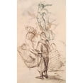 thumbnail image 2 of Paul Cézanne 16x24 Gold Ornate Framed and Double Matted Museum Art Print Titled - Sheet of Studies (1871-1876), 2 of 4