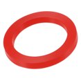 thumbnail image 1 of Unique Bargains Rondelle Plate en Caoutchouc de Silicone DN50 de 2 Pieds Connecteur Rapide Joint Rouge 10 Unités, 1 of 5