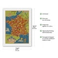 thumbnail image 2 of Potash Mining of Alsace France (La Potasse D'Alsace) - Vintage Pictorial Map by Lucien Boucher c.1950 - Japanese Unryu Rice Paper Art Print 24 x 32 in, 2 of 4