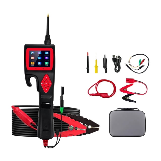 P200 Automotive Electric Circuit Tester 12V 24V SMART HOOK Power Probe Car Electrical System