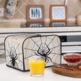 thumbnail image 6 of Xecao Spiders On The Web 1 Print 4 Slice Toaster Cover with Pockets, Small Appliance Cover, Dust and Fingerprint Protection, Machine Washable, 6 of 7