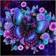 thumbnail image 1 of Kits de pintura de diamantes Yashi con puntada de mariposa y girasol 5D decoración de pared del hogar, 1 of 5