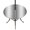 Dark gray, variant on Round Outdoor Tablecloth with Umbrella Hole and Zipper, Grey White Tablecloth with Elastic Waterproof, Gray Farmhouse Modern Rustic Patio Table Covers for 36" - 44" Picnic Pool Tables
