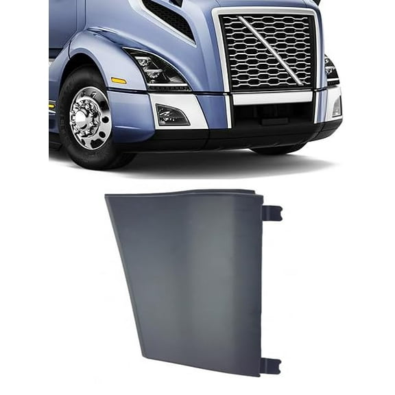 TORQUE Center Bumper Side Cover Passenger Right Side for 2018  Volvo VNL Trucks (2019 2020 2021 2022 2023)