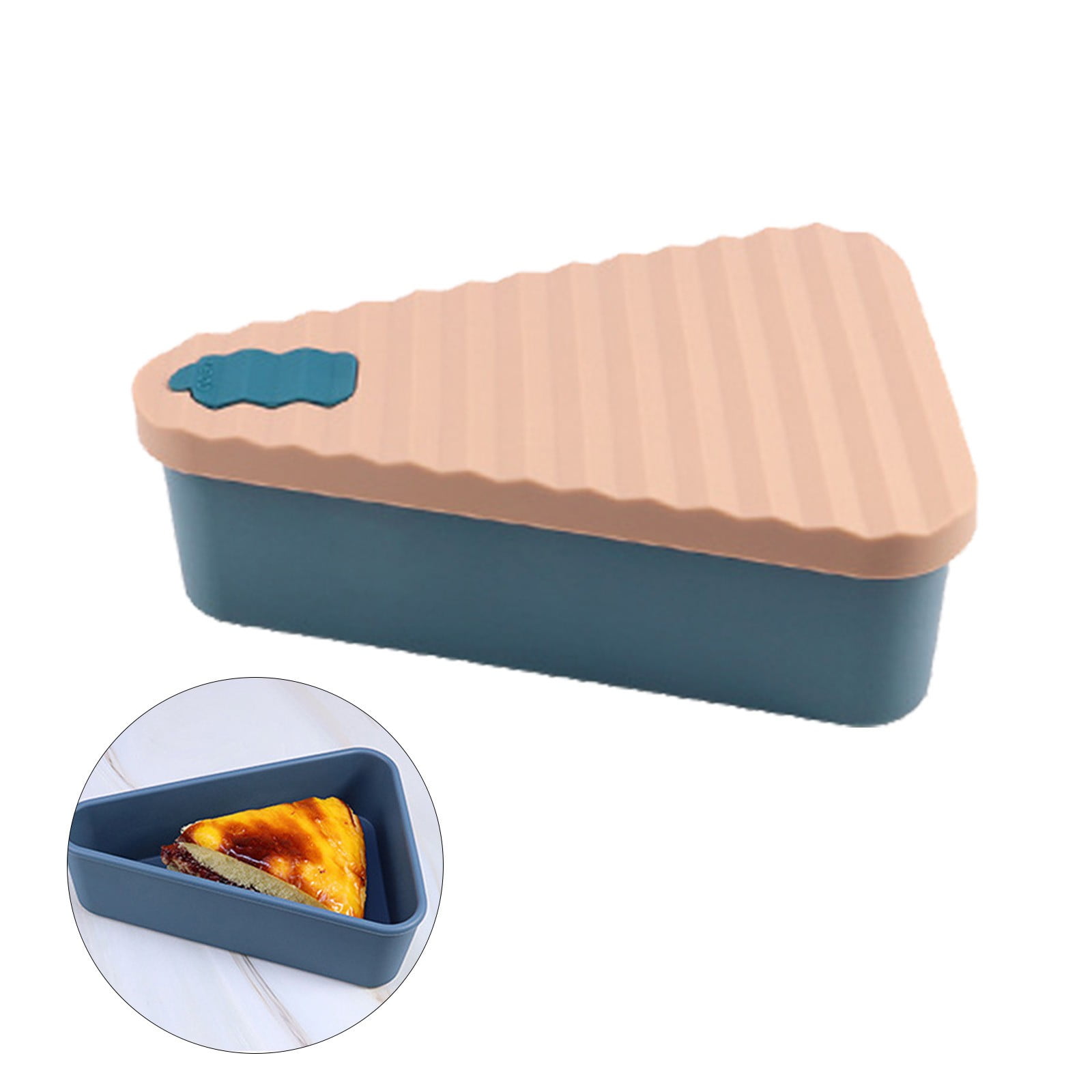 FUOYLOO Box pizza box pizza keeper pizza storage container collapsible  silicone pizza trays pizza slice container containers for food take out