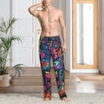 thumbnail image 6 of Fotbe Neon Graffiti Urban Art Men's Pajama Pants,Sleepwear Pants,Pj Bottoms Drawstring And Pockets-Large, 6 of 7
