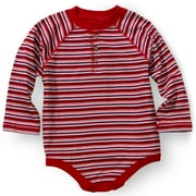 Faded Glory - Long Sleeve Bodysuit - Infant and Newborn Boy