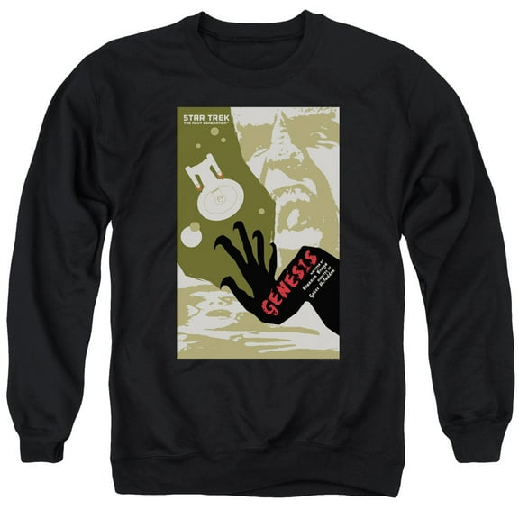 Star Trek Tng Season 7 Episode 19 Adult Crewneck Sweatshirt Black