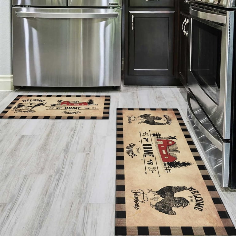 Rustic Farmhouse Kitchen Rugs Kitchen Rugs Sets Of 3 Farmhouse Kitchen