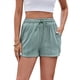 thumbnail image 3 of Shorts Texturizados Activewear Lounge Verde Oscuro XL, 3 of 10