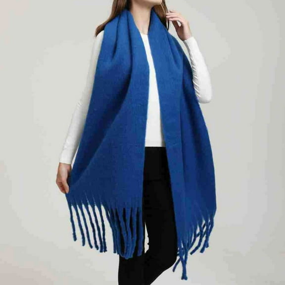 Pyhlmscde Women's Thickened Warm Scarf Shawl, Scarf for Women, Shawl Wraps for Women, Winter Scarf for Women
