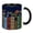 Black, variant on Book Lover Mug Double Sided, Magic Books and Flowers Ceramic Coffee Cup 11 oz, Cute Bookworm Gifts for Readers Writers Teachers Library, Bookshelf Theme Tea Mug for Cozy Reading Corner