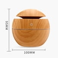 thumbnail image 3 of Zootealy Portable USB Wood-grain LED Night Lamp Humidifier Mini Household Air Purifier Home Office Aromatherapy Machine, 3 of 7