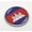 Plastic Bezel, variant on BestLicensePlateFrames Cambodia Flag 3D Domed Car Emblem Badge Sticker, Flexible Round Design