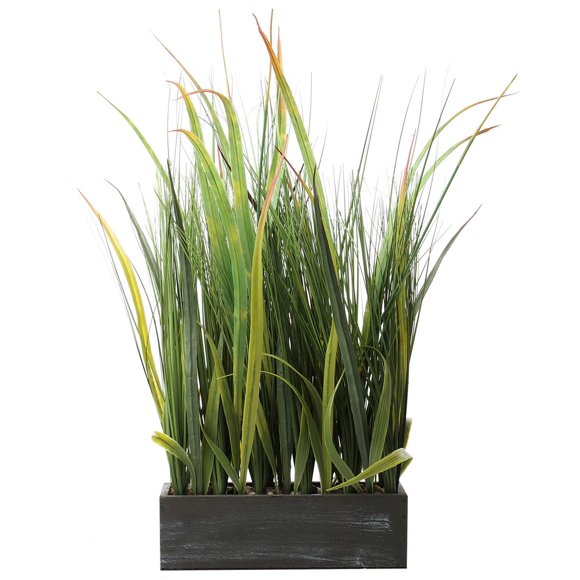 SAROSORA Artificial Plants 22" Tall for Garden Indoor Greenery Tabletop Decor Home Fake Grass Fauk Plants (1, 22")