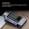 thumbnail image 4 of xinxixnxx Universal USB Mobile Phone Charger Tester Power Supply Portable Voltmeter Ammeter Detector Measuring Tool Testing Device Blue Type 1, 4 of 9