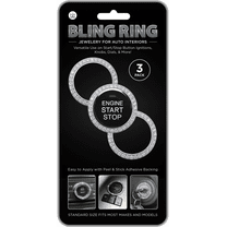 Bling Ring Auto Interior Jewelry Applies to Most Vehicle Interiors - 3 Pack