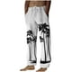 thumbnail image 2 of Pantalones largos para hombre, moda, estampados, casuales, cintura elástica con bolsillo, pantalones deportivos, pantalones de poliéster para hombre., 2 of 4