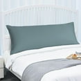thumbnail image 3 of Unique Bargains Egyptian Cotton Zipper Long Body Pillow Cover Slate Blue 20" x 60", 3 of 8