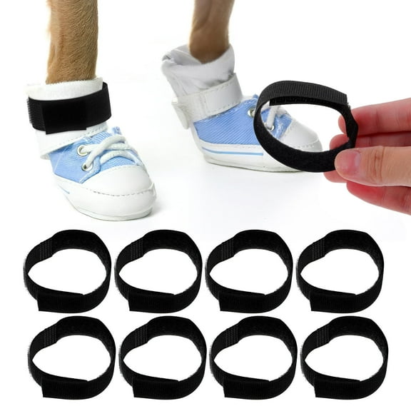 Hemobllo 10pcs Adjustable Pet Bootie Fasteners Non Slip Sock Straps For Dogs Paw Protector Bands For Rainy Snowy And