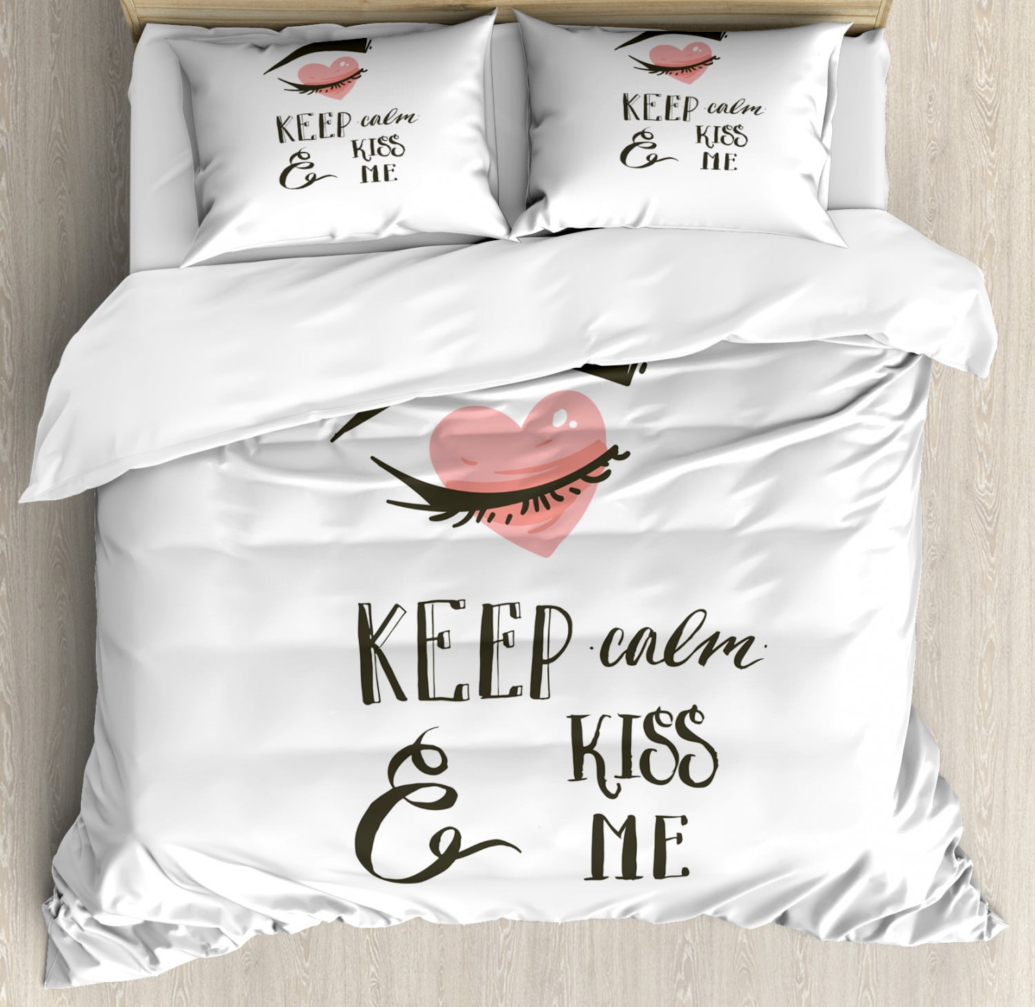 Valentine S Day King Size Duvet Cover Set Pop Culture Keep Calm