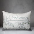 thumbnail image 3 of Creative Products Welcome White Painted Dahlias 3 14 x 20 Spun Poly Pillow, 3 of 3