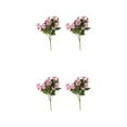 thumbnail image 3 of ZheElen 2pcs Artificial Silk Daisy Flowers Low Maintenance And For Home Faux Flowers purple 2Set, 3 of 6
