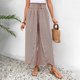 thumbnail image 1 of WILLBEST Pantalones Casuales de Mujer, Culotte de Pierna Ancha con Diseño Floral y Abertura Lateral para Un Uso Diario Cómodo. Grande, 1 of 6