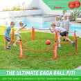 thumbnail image 3 of GoSports Gagagon 10 ft Gaga Ball Pit - Portable Indoor/Outdoor Game Set - Includes 2 Balls and Carrying Case, 3 of 7