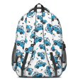 thumbnail image 3 of Police and Checkered White Pattern Backpack for School, Cute School Bag with Adjustable Shoulder Straps and Padded Back, 16.9"x12.6"x5.9", 3 of 3