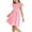 Pink, variant on Actgleam Girls Dresses Ruffle Sleeveless A-Line Cute Summer Dresses with Pockets,Pink,7-8Y