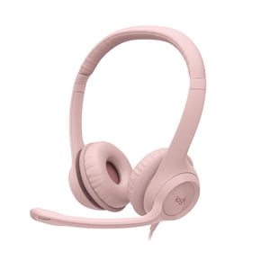 Logitech H390 Wired Headset, Rose