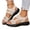 S1-Beige, variant on Women's Orthopedic Sandals with Arch Support Flat Comfortable Wide Feet Hook and Loop Fasteners Casual Sport Shoes for Women,Black 40(US-8)