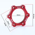 thumbnail image 1 of 44mm Bicycle Bike Rotary Screw Thread Hub Flange Adapter Brake Disc Rotor Base, 1 of 6