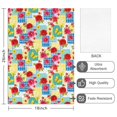 thumbnail image 2 of 2 Pcs Pioneer Flower Floral Print Pattern Kitchen Towels, Funny Microfiber Dish Towel Set, 18" X 26" Tea Towels, 2 of 6