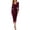 A-Wine149, variant on XIAONU Women's V Neck Long Sleeve Ruched Wrap Midi Dress Elegant Evening Party Sheath Dress