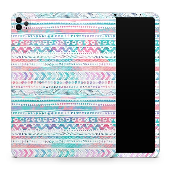 DesignSkinz Watercolor Ethnic Tribal V1 Full-Body Skin Decal Wrap Cover for iPad (A1219/A1337)