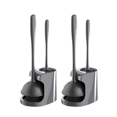 thumbnail image 6 of Toilet Plunger and Bowl Brush Combo for Bathroom Cleaning, Gray, 2 Sets, 6 of 6