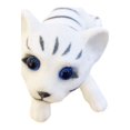 thumbnail image 2 of Car Decoration Nodding Cat Ornament Auto Accessory for Home Decor Shelf Desk White, 2 of 9