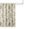 thumbnail image 5 of Quincy Printed Cotton Shower Curtain Khaki 72x72", 5 of 5