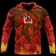 thumbnail image 4 of Sudadera con capucha con estampado 3D de hoja de arce de Canadá para hombre y mujer, sudaderas de gran tamaño, moda urbana, sudadera deportiva con capucha para niños, ropa Y2k, 4 of 5