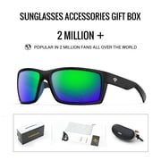 TOREGE Sports Polarized Sunglasses for Men Women Flexible Frame Cycling Running Driving Fishing Trekking Glasses TR24