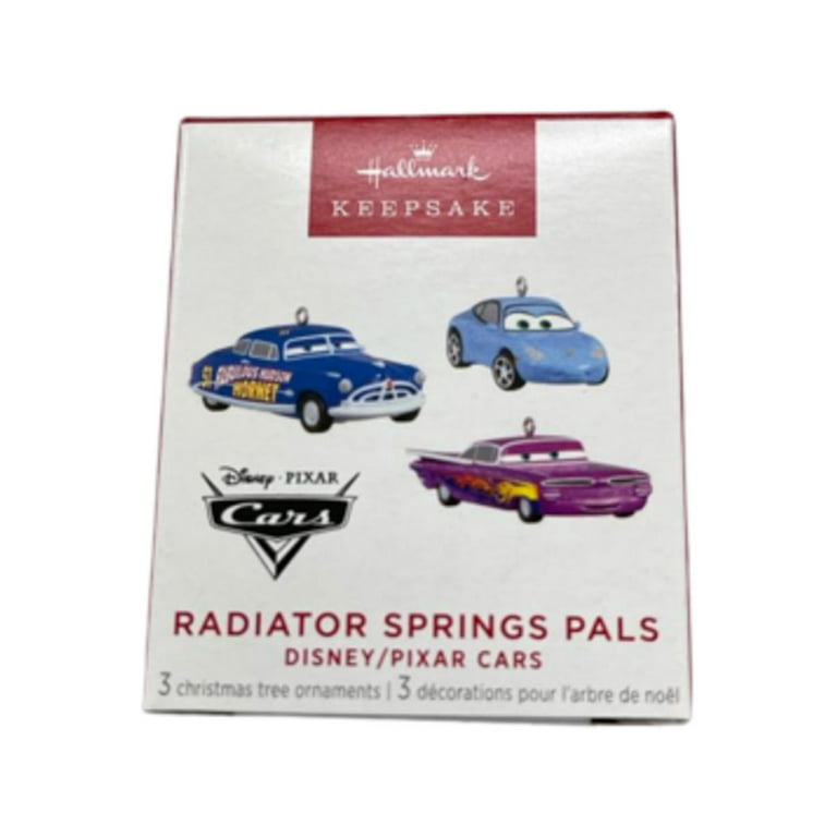 Hallmark 2023 Keepsake Miniature Disney/Pixar Cars Ornaments, Set