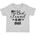 thumbnail image 3 of Inktastic My Best Friend is My Gigi with Hearts Boys or Girls Toddler T-Shirt, 3 of 5