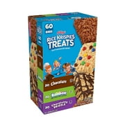 Kellogg's Rice Krispies Treats, Variety Pack, 60 ct 1PK