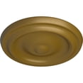 thumbnail image 3 of Ekena Millwork 9 5/8"OD x 1 1/8"P Maria Ceiling Medallion (Fits Canopies up to 1 3/4"), Hand-Painted Gold, 3 of 6