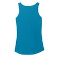 thumbnail image 6 of Yellow Rooster Women's Core Cotton Tank Top Neon Blue S, 6 of 6