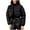 Black, variant on Oksale Cropped Puffer Jacket Women Casual Zip Up Quilted Jackets Cozy Long Sleeve Down Coats Stand Up Collar Outerwear Lightweight Warm Overcoat 2025 White M