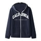 thumbnail image 2 of Gibobby Sudaderas para hombre Sudadera con capucha para hombre con cierre completa(Azul oscuro,CH), 2 of 5