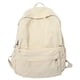 thumbnail image 1 of (Envío A La Mitad) 8131 Bolso Escolar para Estudiantes Universitarios Lona Color Sólido Bolso para Computadora Mochila Informal (blanco) Blanco, 1 of 9